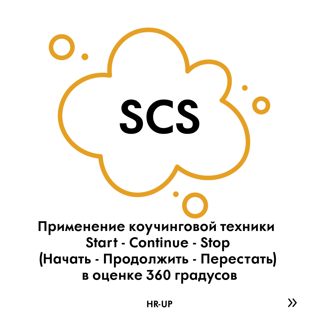 Применение техники  Start — Continue — Stop в оценке 360 градусов